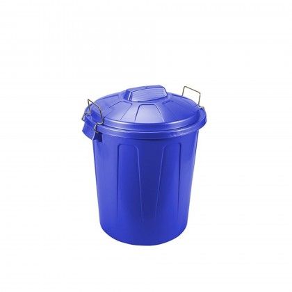 Balde Lixo com Asa Plástico 51l 55X46X44cm Azul Balde Lixo com Asa Plástico 51l 55X46X44cm Azul
