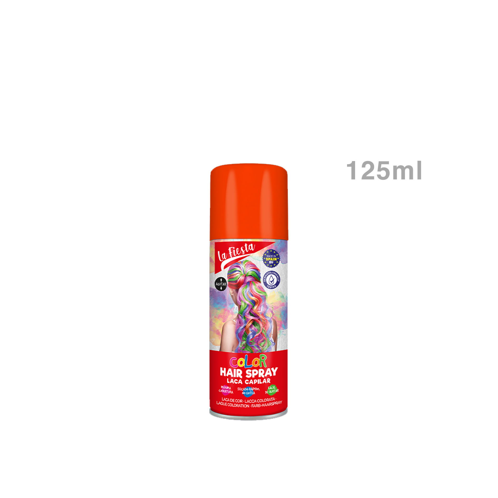 Laca Cabelo La Fiesta Laranja 125ml