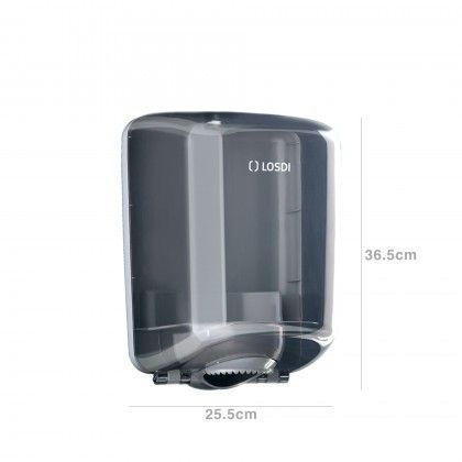 Dispensador Papel Mos Abs Elegance Fumado 25.5X24X36.5cm