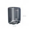 Dispensador Papel Mos Abs Elegance Fumado 25.5X24X36.5cm