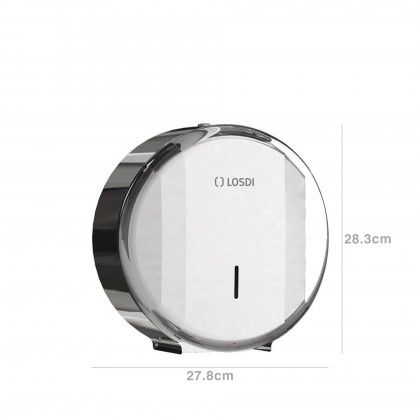 Dispensador Papel Higinico Inox Elegance Brilho 27.8X13X28.3cm