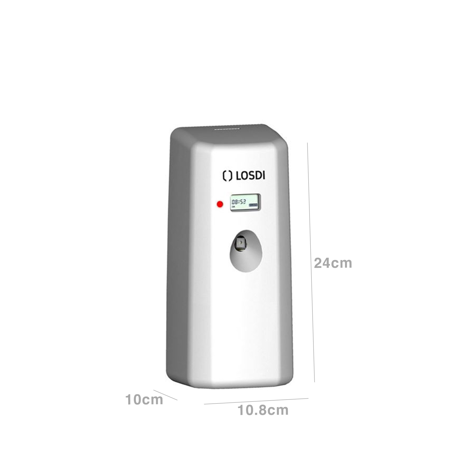 Dispensador Ambientador Programável Digital 2500ml 24X10.8X10cm
