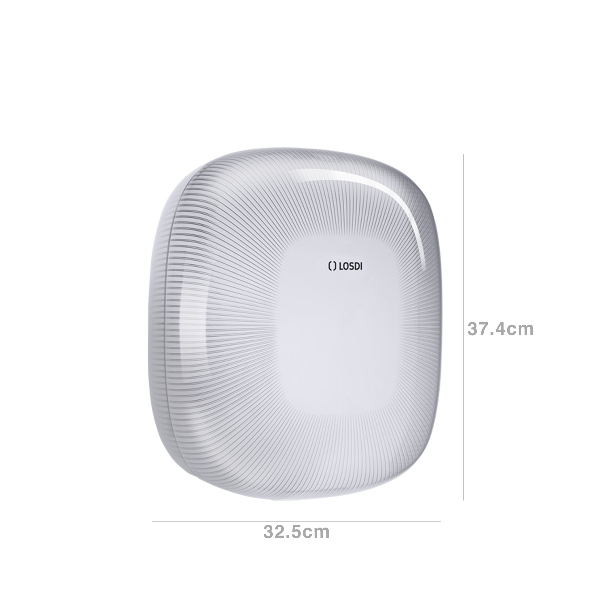 Porta Toalhitas Abs Star Branco 32.5X14.6X37.4cm