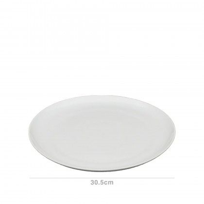 Prato Porcelana Pizza Branco 30.5cm