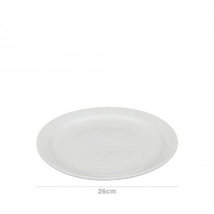 Prato Porcelana Raso 26cm