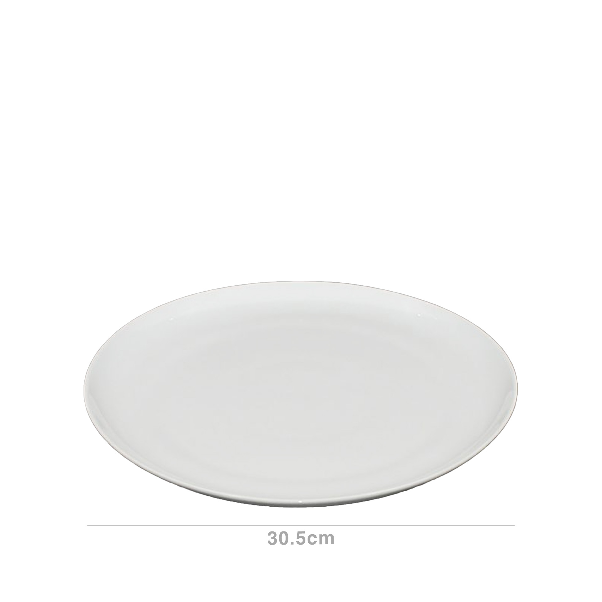 Prato Porcelana Pizza Branco 30.5cm