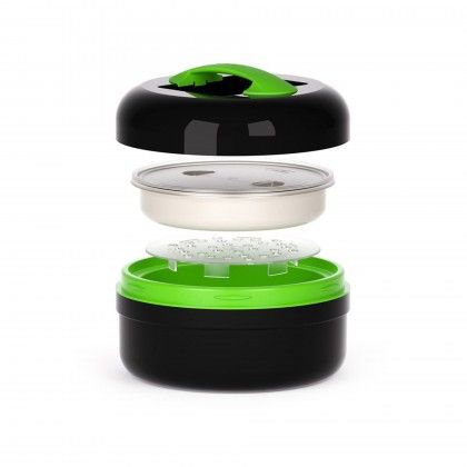 Termo Slidos Proterm Redonda Preto / Verde 1500ml