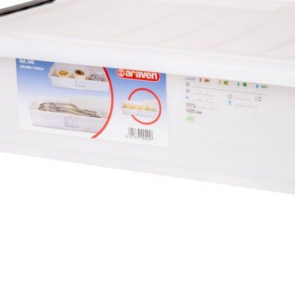 Cuvete Transporte com Tampa 40L 83X46X18cm