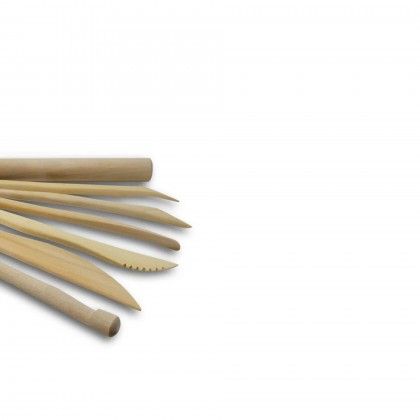 Esp�tula Modelagem Madeira Das Pack 7