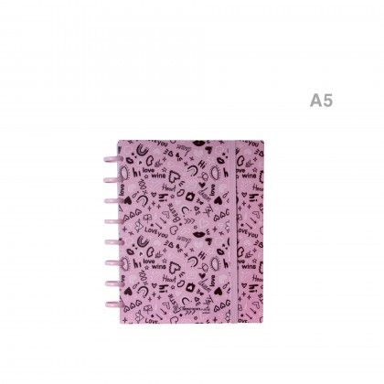 Caderno Inteligente Ecosmart Capa Polipropileno 100gr A5 100 Folhas Sweetie