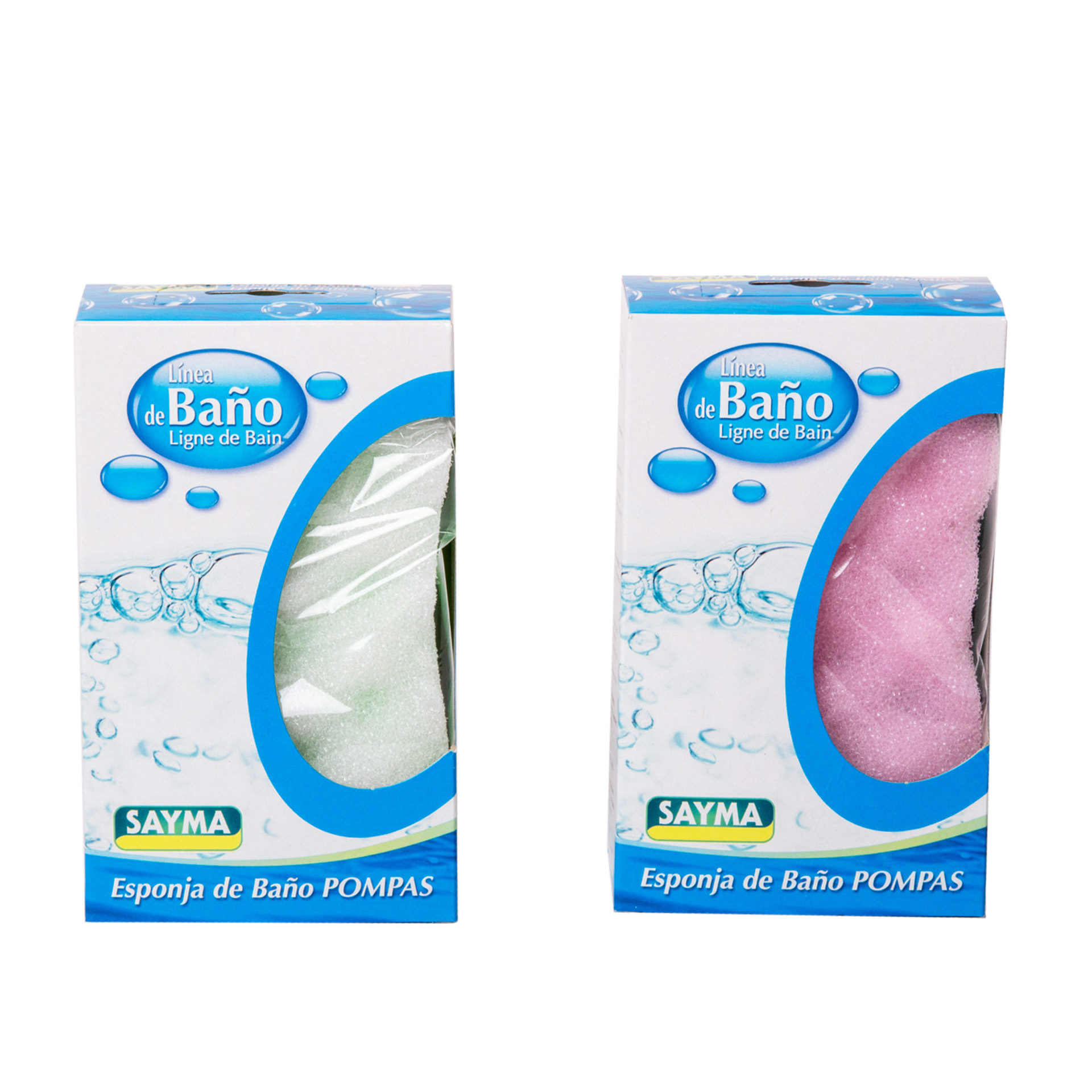 Esponja Banho Pompas Sayma Oval 14X8X4.3cm