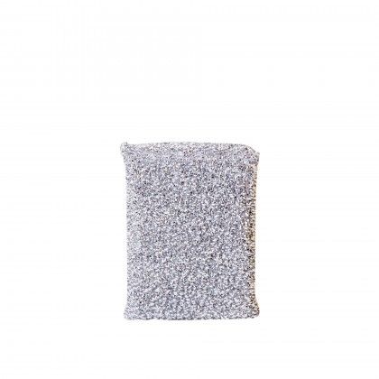 Esfrego Pingui Retangular Prata 12.5X7.5X2.5cm