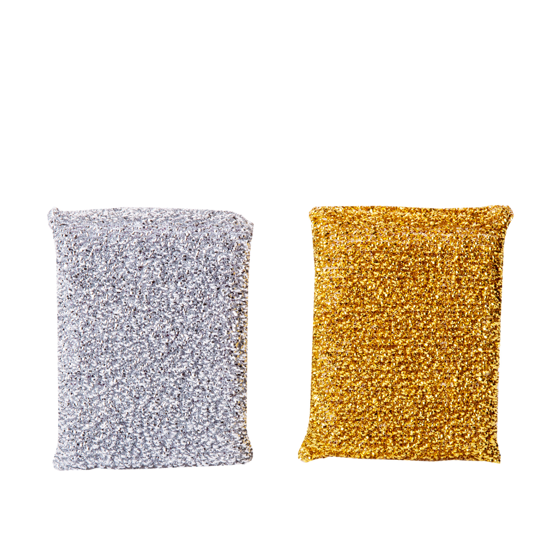 Esfregão Pingui Retangular Prata 12.5X7.5X2.5cm