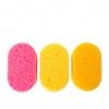 Esponja Banho Sayma Oval 13X8X3.6cm Pack 3