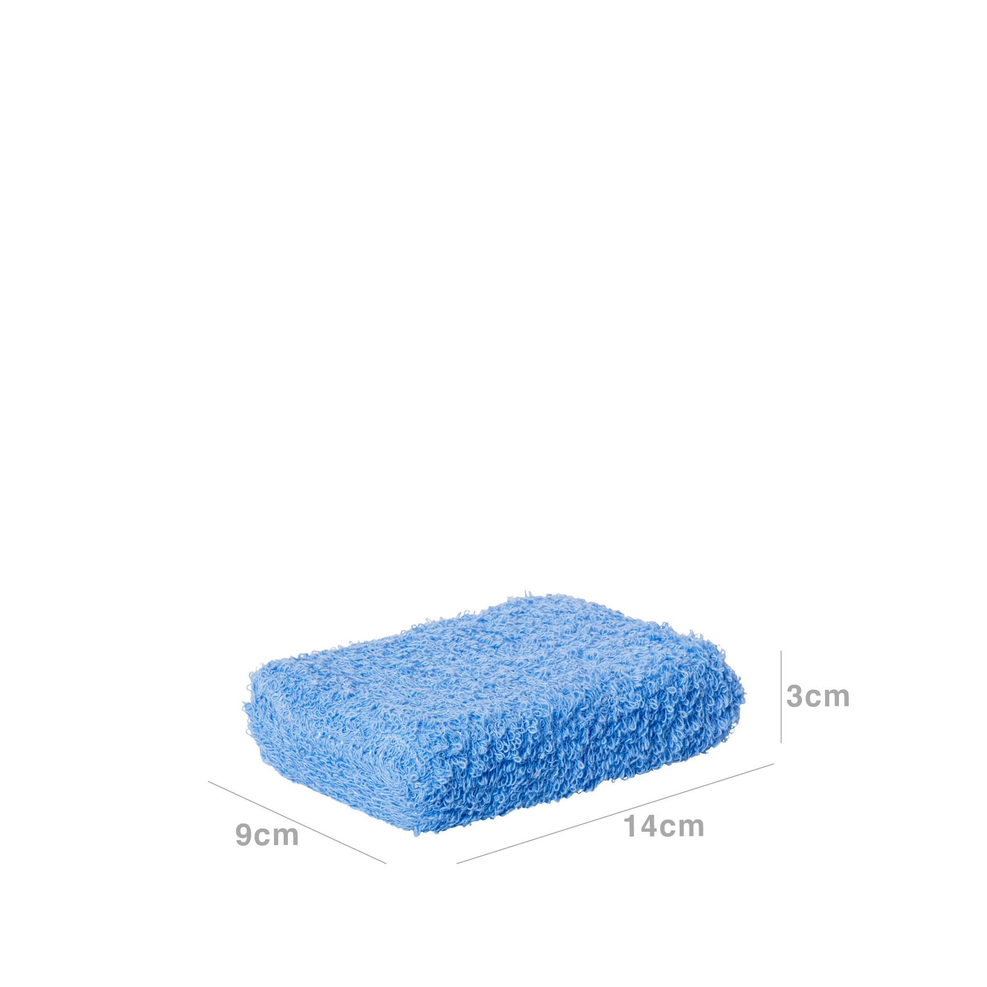 Esponja Banho Atoalhadas Sayma Retangular 14X9X3cm Pack 2