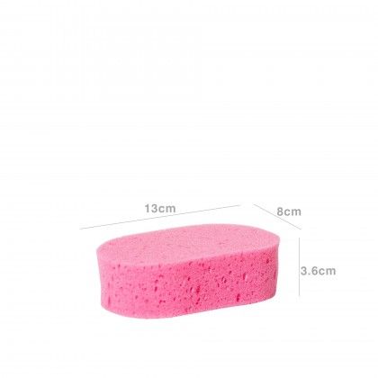 Esponja Banho Sayma Oval 13X8X3.6cm Pack 3