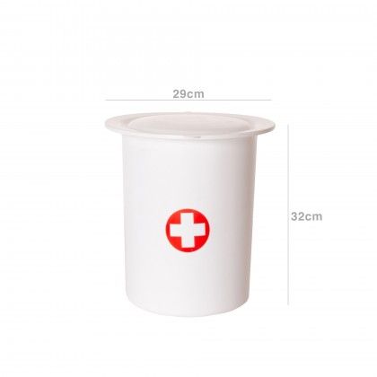Bacio Hospitalar Plstico 14L 29X32cm