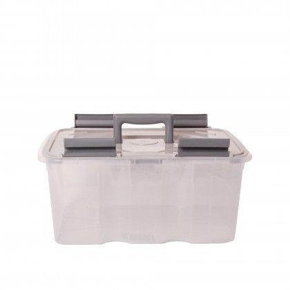 Caixa Arrumos com Asa 18L 43.5X31.5X16cm Caixa Arrumos com Asa 18L 43.5X31.5X16cm