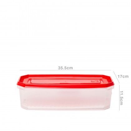 Caixa Hermtica Ding Retangular com Rede 5500ml 35.5X17X11.5cm
