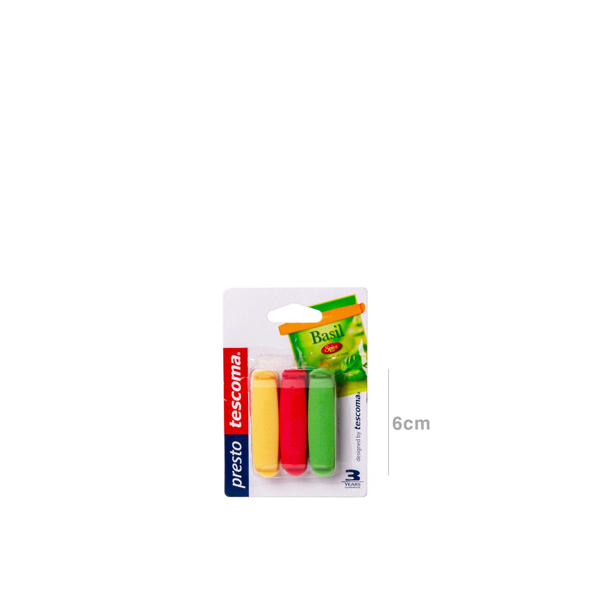 Pinça Sacos Presto 6cm Pack 6