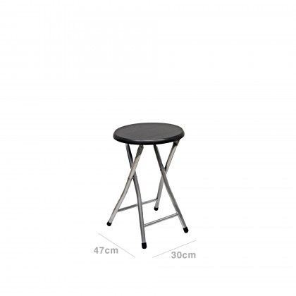 Banco Dobrvel Redondo Castanho Claro 30X47cm