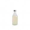 Garrafa Vidro Tampa Metal Redonda 1000ml 9.5X25.5cm