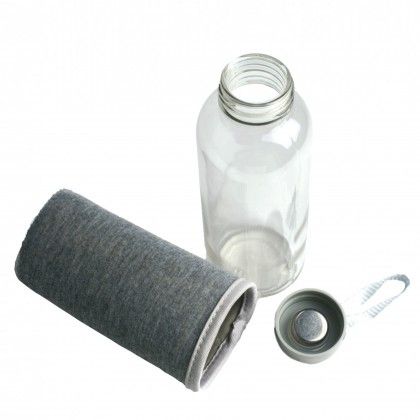 Garrafa Desporto Vidro Forro Decorativo 600ml Garrafa Desporto Vidro Forro Decorativo 600ml
