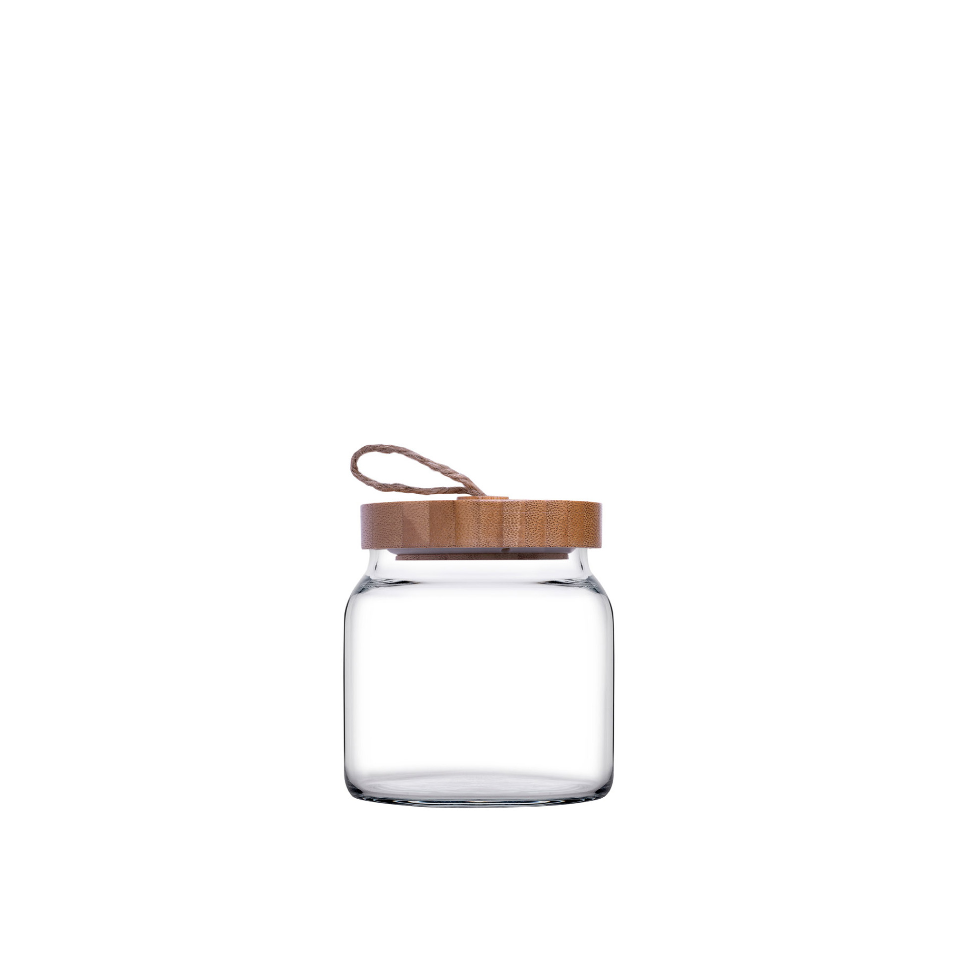 Frasco Hermético Pasabahçe Woody 0.575ml 10X10X9.5cm