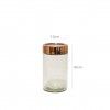 Frasco Hermtico com Tampa Dourada 1000ml 10X10X18cm