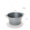 Bacia Plstica New com Asas Redonda 20L 43X24cm
