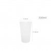 Copo Malevel Polipropileno Reuse Opaco 330ml 7.3X11.8cm
