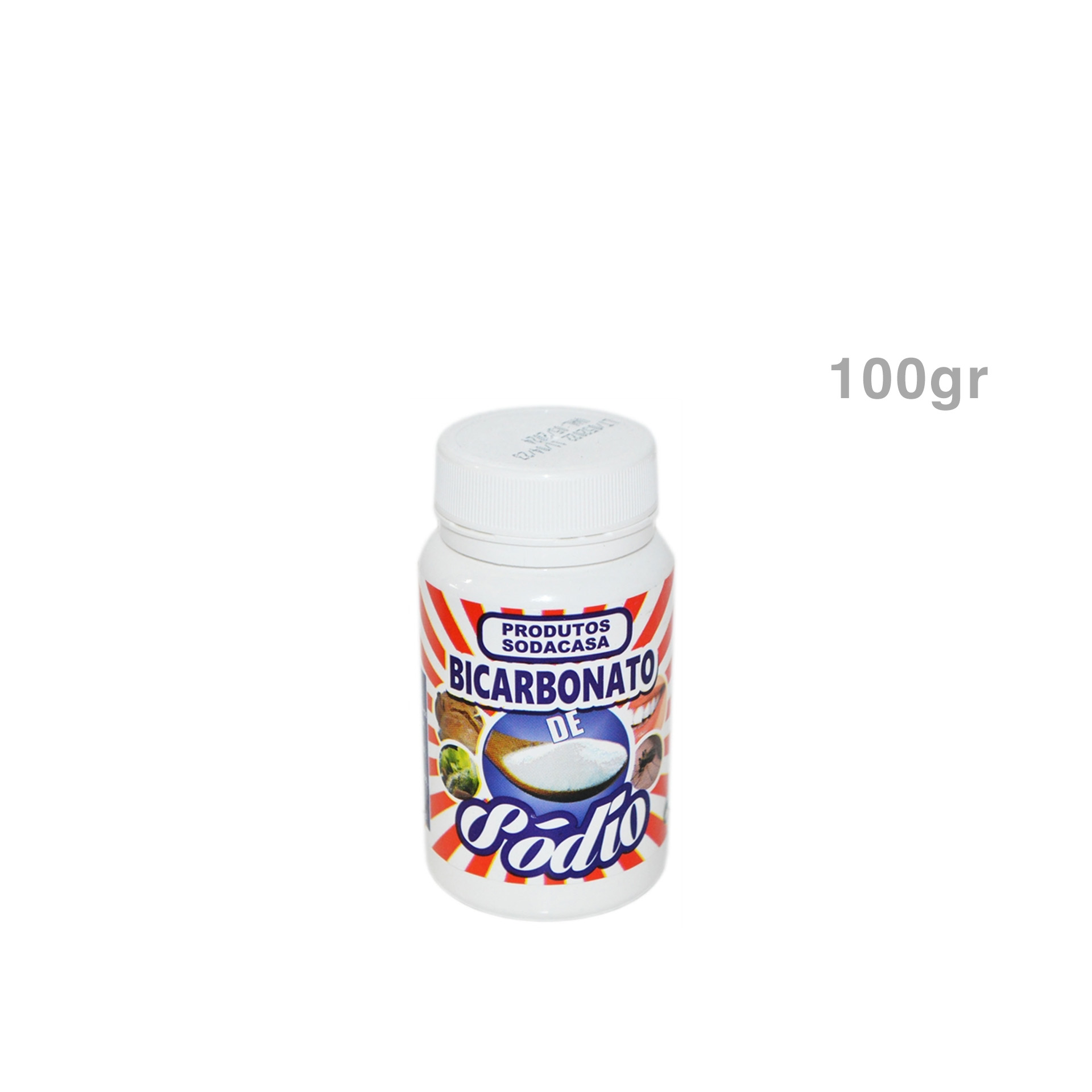 Bicarbonato Sódio Frasco 100gr