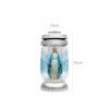 Candeeiro Vidro Bolsius Virgem Maria 22X10cm