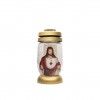 Candeeiro Vidro Bolsius Corao Jesus 22X10cm