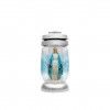 Candeeiro Vidro Bolsius Virgem Maria 22X10cm