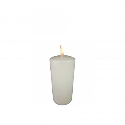 Crio Eltrico Led Vela da Paz Branco 7X15.5cm