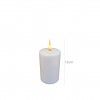Crio Eltrico Led Vela da Paz Branco 7X15.5cm