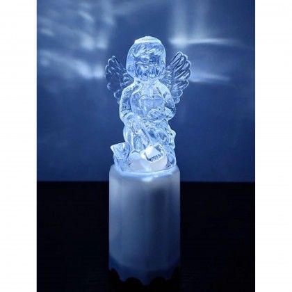 Crio Eltrico Led Anjo Sentado 5X15cm