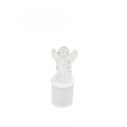 Crio Eltrico Led Anjo Sentado 5X15cm