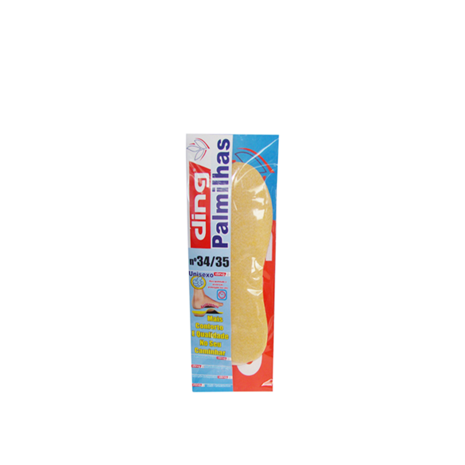 Palmilha Felpo Látex Ding 34/35