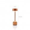 Candeeiro Mesa Demoiselle Cylinder Cobre 10X32.4cm