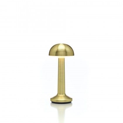 Candeeiro Mesa Moments Bowl Dourado 10X8.7X22.6cm