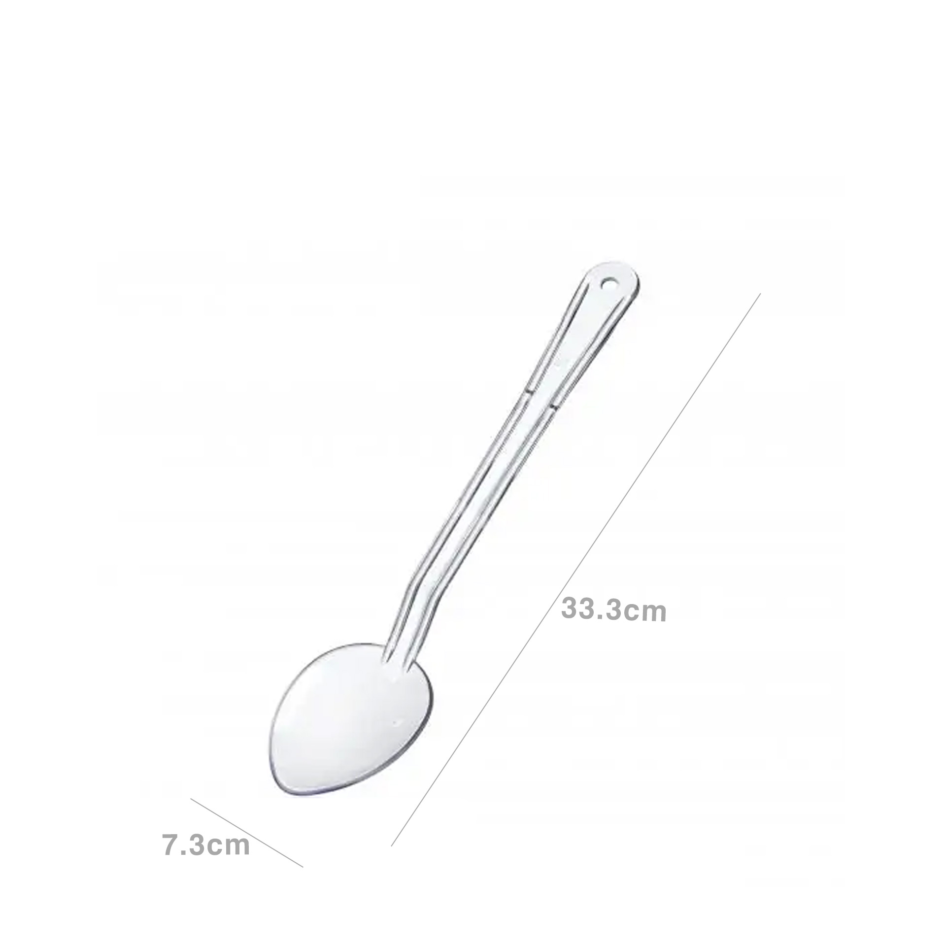 Colher Servir Policarbonato Trasparente 33.3X7.3cm