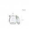 Frasco Vidro Weck com Tampa 75ml 5.5X6cm Pack 12