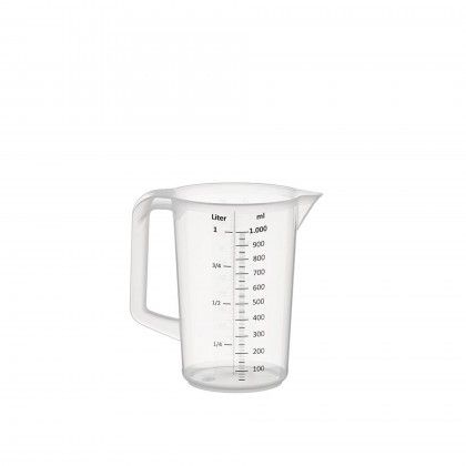 Copo Medidor com Pega Redondo 1000ml 12X17cm