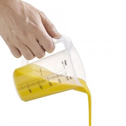 Copo Medidor com Pega Redondo 500ml 9.5X14cm
