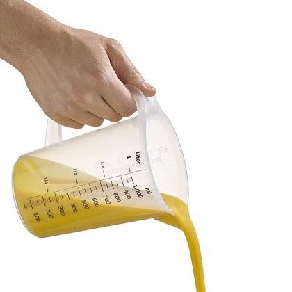 Copo Medidor com Pega Redondo 1000ml 12X17cm