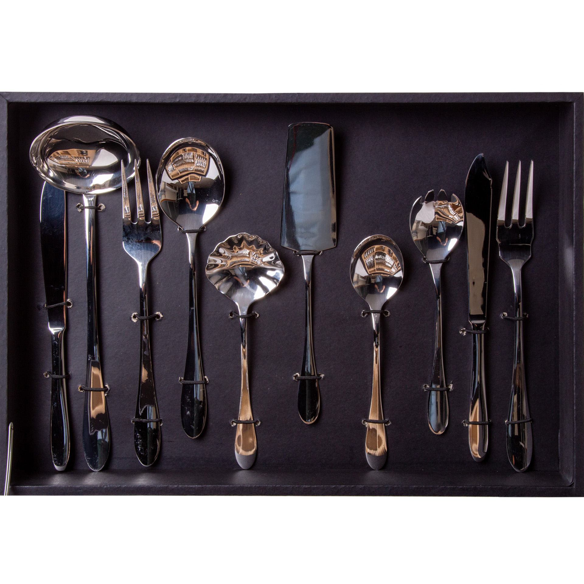 Faqueiro Marte Inox com Estojo 130 Peças