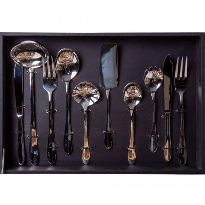 Faqueiro Marte Inox com Estojo 130 Peas