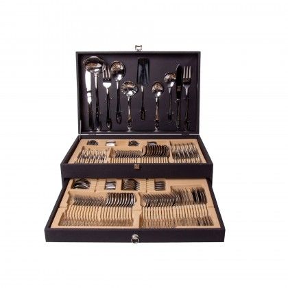Faqueiro Marte Inox com Estojo 130 Peas